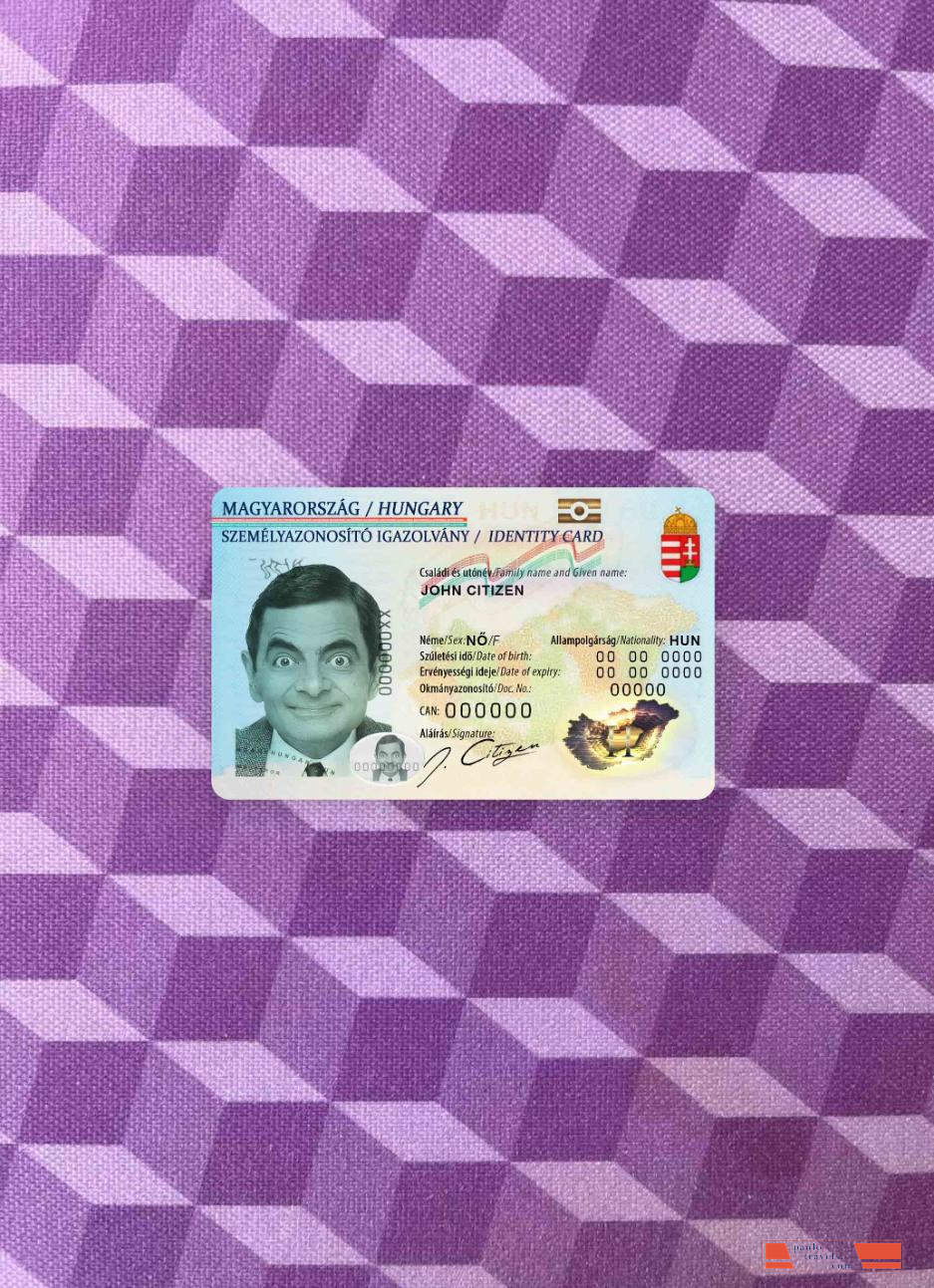 Hungary ID photolook FRONT PSD template